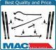 02/07/94-97 Ram 1500 4x4 Steering Track Bar Tie Rod Ends, Ball Joints, Drag 13pc