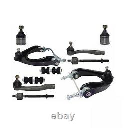 10 Pc Steering Control Arms Ball Joints Tie Rod Ends for Honda Crx 1 Yr Warranty