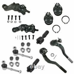 10 Piece Kit Ball Joint Tie Rod Sway Bar Link for 95-00 Toyota Tacoma Pickup 4WD