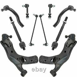 10 Piece Kit Tie Rod Control Arm Ball Joint Sway Bar Link LH RH for 06-14 Rav4