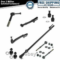10 Piece Kit Tie Rod End Drag Link Ball Joint Sway Bar Link for Super Duty 4WD