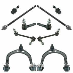 10 Piece Set Steering & Suspension Kit Control Arms Ball Joints Tie Rods New