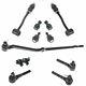 11 Piece Steering & Suspension Kit Ball Joints Tie Rods Sway Bar End Links New