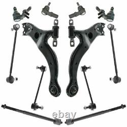 12 Piece Kit Control Arm Ball Joint Tie Rod Sway Bar End Link LH RH for Toyota