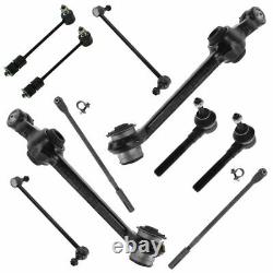 12 Piece Kit Tie Rod End Control Arm Ball Joint Sway Bar Link LH RH for Dodge