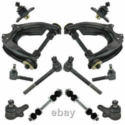 12 Piece Steering & Suspension Kit Control Arms Ball Joints Tie Rod Ends New