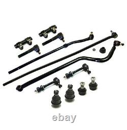 13 Pc Kit Ball Joints Tie Rods Track Sway Bar Links for Dodge Ram 1500 2500 4WD