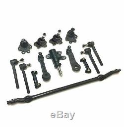 14 Pc Front Steering Kit for Chevrolet GMC Tie Rod End Upper & Lower Ball Joints