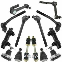 14 Piece Steering & Suspension Kit Ball Joints Tie Rods Idler Arms End Links New