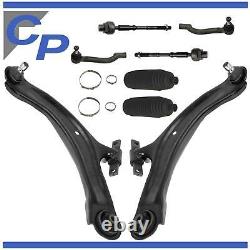 2 Control Arm Front For Nissan Qashqai J10 +2 Tie Rod End +2 Steering Boot