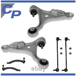 2 Control Arm Front Volvo S80 I + 2 Tie Rod End + 2 Drop Link left right