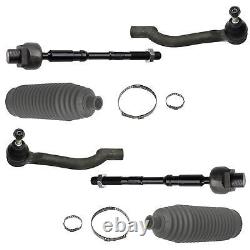 2 Wishbone Front for Nissan x-Trail T31 +2 Tie Rod End +2 Steering Boot