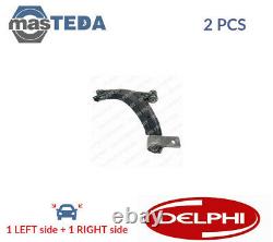 2x DELPHI FRONT LOWER LH RH TRACK CONTROL ARM PAIR TC2086 G NEW OE REPLACEMENT