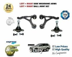 2x Front WISHBONE SUSPENSION ARMS + BALL JOINT for VOLVO XC90 D3 / D5 2009-2012