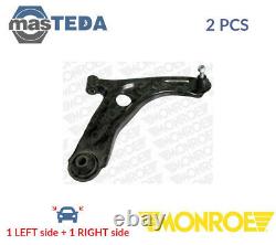 2x MONROE FRONT OUTER LOWER LH RH TRACK CONTROL ARM PAIR L10553 P NEW