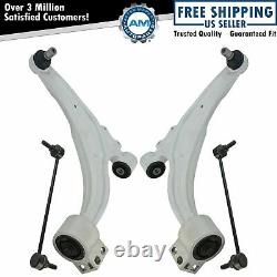 4 Piece Steering Kit Front Lower Control Arms with Sway Bar End Links for Chevy