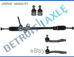 5pc Complete New Manual Steering Rack and Pinion Suspension Kit for Honda Civic