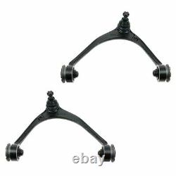 6 Piece Front Steering & Suspension Kit Control Arms Inner & Outer Tie Rod Ends