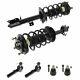 6 Piece Steering & Suspension Kit Complete Struts Ball Joints Tie Rod Ends New