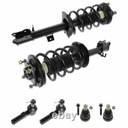 6 Piece Steering & Suspension Kit Complete Struts Ball Joints Tie Rod Ends New