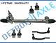 7pc Complete Power Steering Rack and Pinion Suspension Kit for Chevy GMC