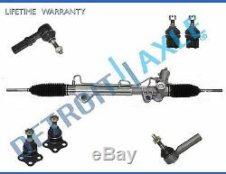 7pc Complete Power Steering Rack and Pinion Suspension Kit for Dodge Dakota 4x4