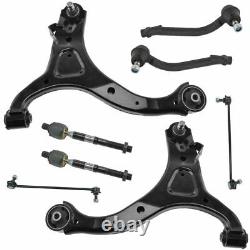 8 Piece Kit Control Arm Ball Joint Sway Bar Link Tie Rod End LH RH for Santa Fe