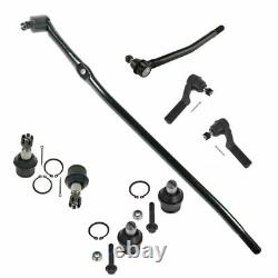 8 Piece Kit Tie Rod End Drag Link Ball Joint LH RH Set for Ford Econoline Van