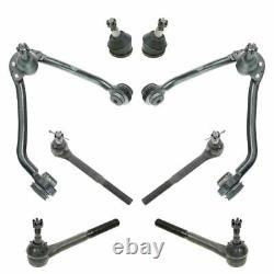 8 Piece Steering & Suspension Kit Control Arms Tie Rods Ball Joints for Chevy GM