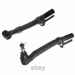8 Piece Steering & Suspension Kit Tie Rod Ends Adjusting Sleeve Ball Joints New