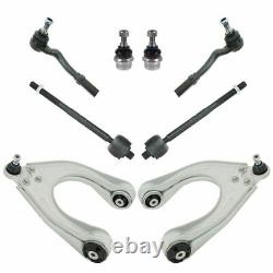 8 Piece Steering & Suspension Kit Upper Control Arms Tie Rods Lower Ball Joints