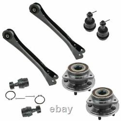 8 Piece Steering & Suspension Kit Wheel Hub & Bearings Ball Joints Control Arms