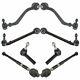 8 Piece Suspension Kit Lower Control Arms & Ball Joints with Inner Outer Tie Rods