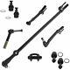 9 Piece Steering & Suspension Kit Tie Rods Drag Link Upper& Lower Ball Joints