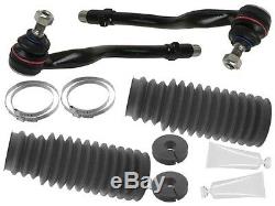 BMW e46 OUTER Tie Rod End + Boot KIT (4 pcs) OEM steering rack link ball joint