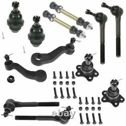 Ball Joint Sway Bar Pitman Idler Suspension Kit Set for Chevy GMC Pickup SUV