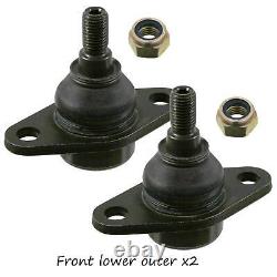 Ball Joint x4 Lower Inner Left and Right Outer Left for Mini Cooper 31106779437