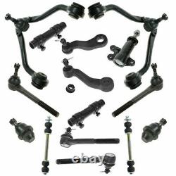 Control Arm Ball Joint Tie Rod Idler Pitman Steering Suspension Kit Set 15pc New