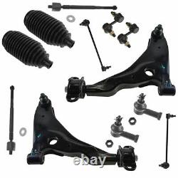 Control Arm Ball Joint Tie Rod Sway Bar Link Boot Steering Suspension Kit 12pc