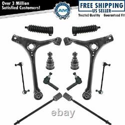 Control Arm Ball Joint Tie Rod Sway Bar Link Rack Boot Set for Taurus Sable New
