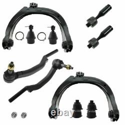 Control Arm Upper Lower Ball Joint Inner Outer Tie Rod End LH RH Front Set of 4