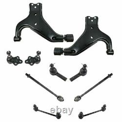 Control Arms Ball Joints Tie Rods Front Suspension Kit Set for Pathfinder QX4