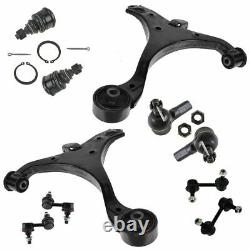 Control Arms Tie Rods Ball Joints Sway Link Suspension Kit for 01-05 Honda Civic