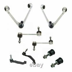 Control Arms Tie Rods Sway Bar Links Front Set of 8 for 00-02 Jaguar S-Type