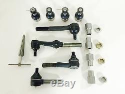 Dana 44 Y Link Steering Kit 1 TON HD Tie Rods Ball Joints Reamer and Hardware