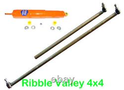 Defender Heavy Duty Steering Bars Rods & Ball Joints + Cellular Dynamic Damper