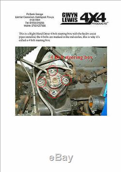 Defender steering drop arm ball joint conversion, repair kit SUMOBARS RGB000010