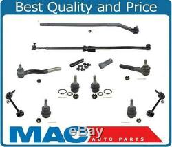 Fits 07-17 Wrangler Ball Joints Tie Rod Arm To Steering Assembly Front 12Pc Kit