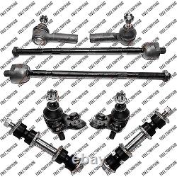 For 88 to 92 Toyota Corolla Front Steering Kit Tie Rod End Ball Joint Sway Bar