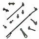 Front 11 Piece Steering & Suspension Kit Tie Rods Ball Joints Pitman Arm